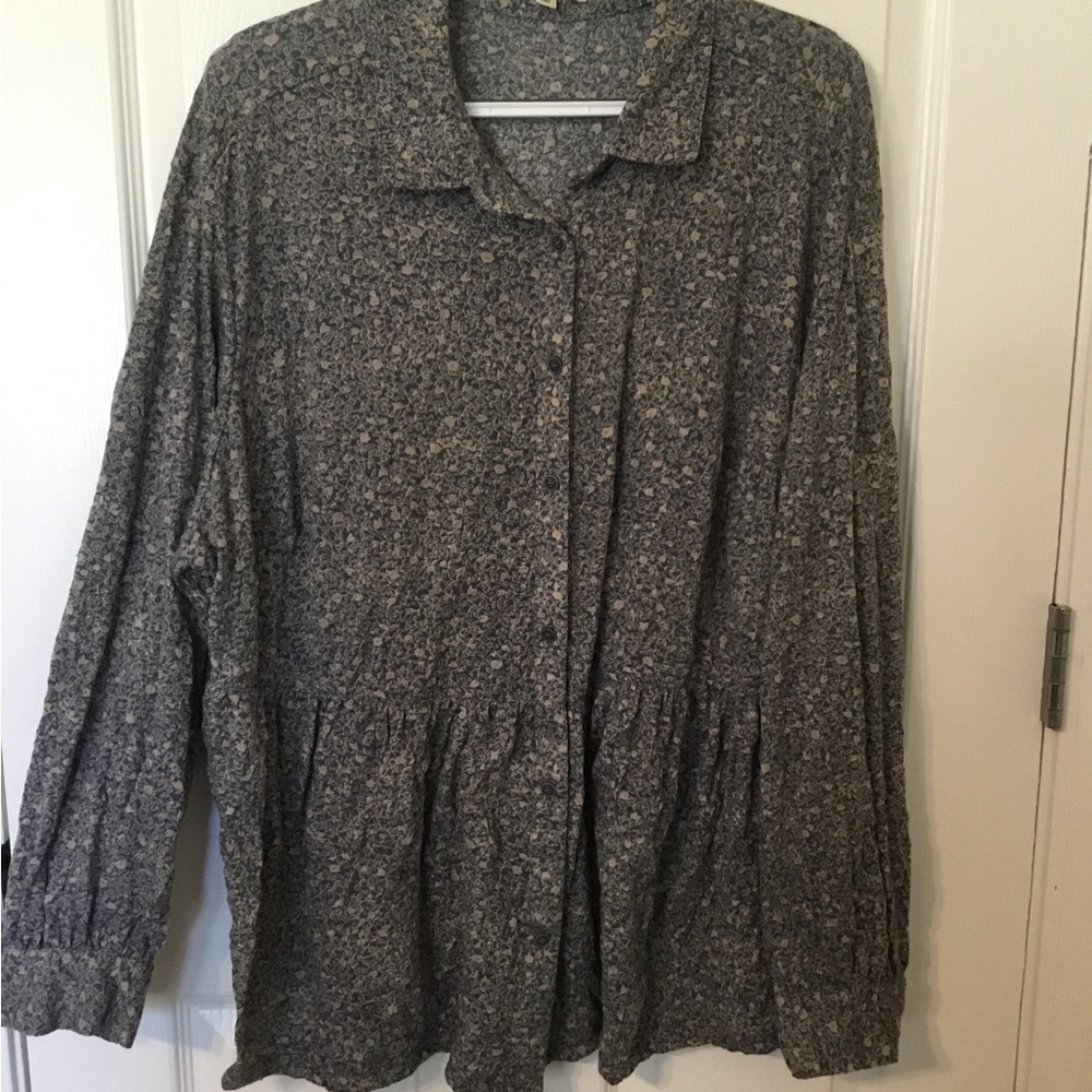 FRYE AND CO FLOWER BLOUSE